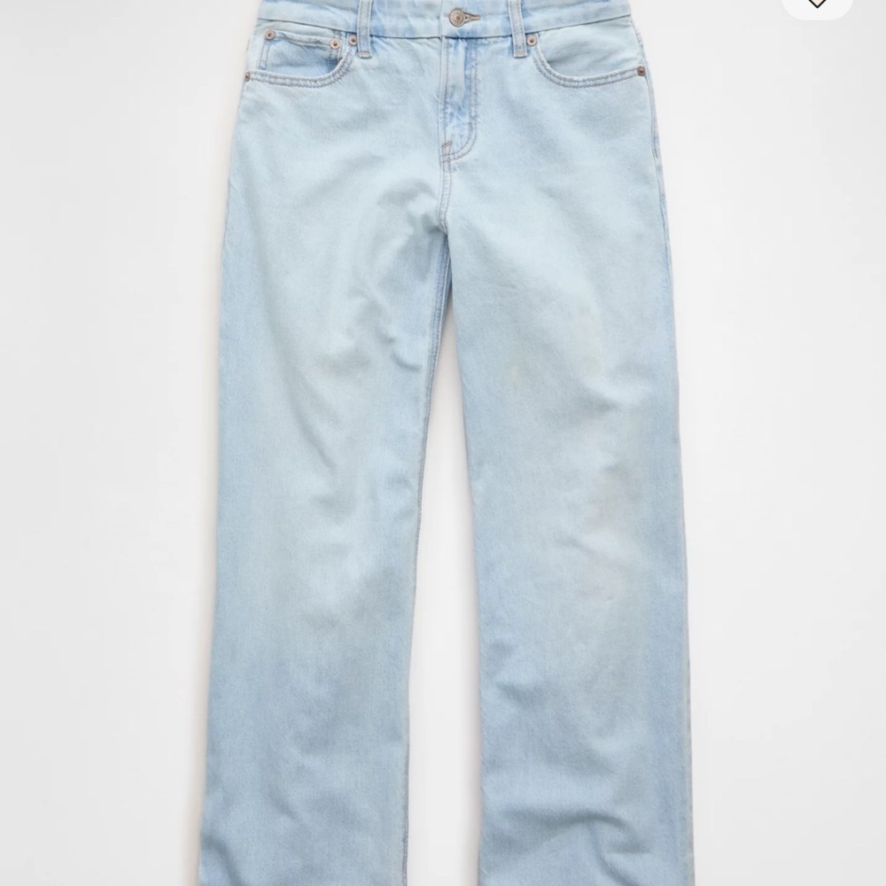AE Strigid Curvy High-Waisted Stovepipe Jean in Cool Classic - Size 16